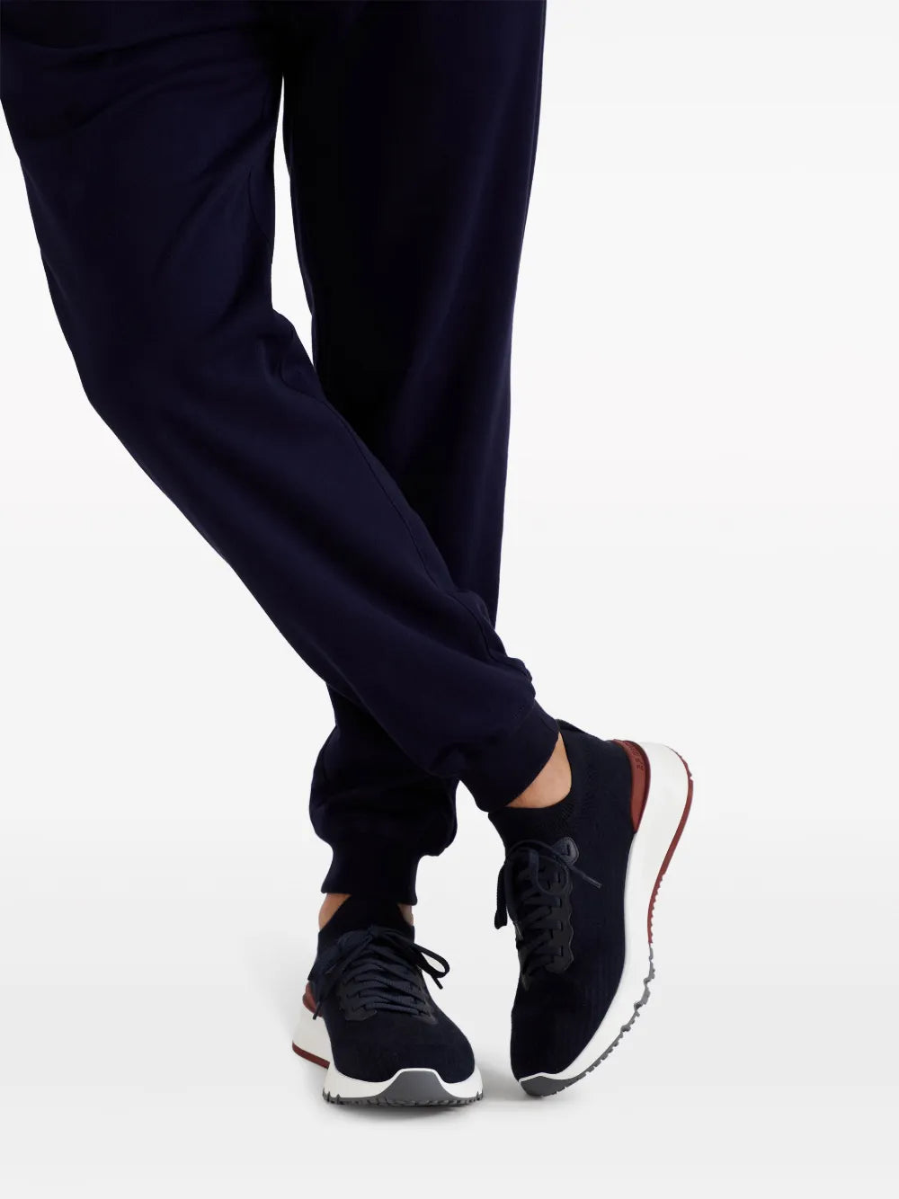 Brunello Cucinelli Lace-Up Mesh Sneakers