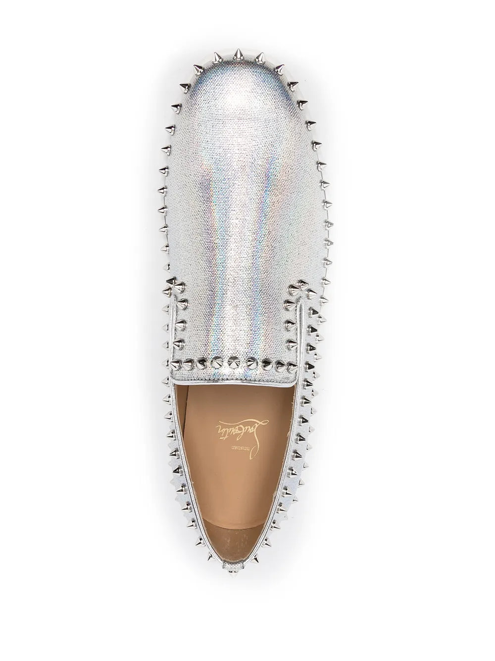 Christian Louboutin Pik Spike-Stud Leather Sneakers