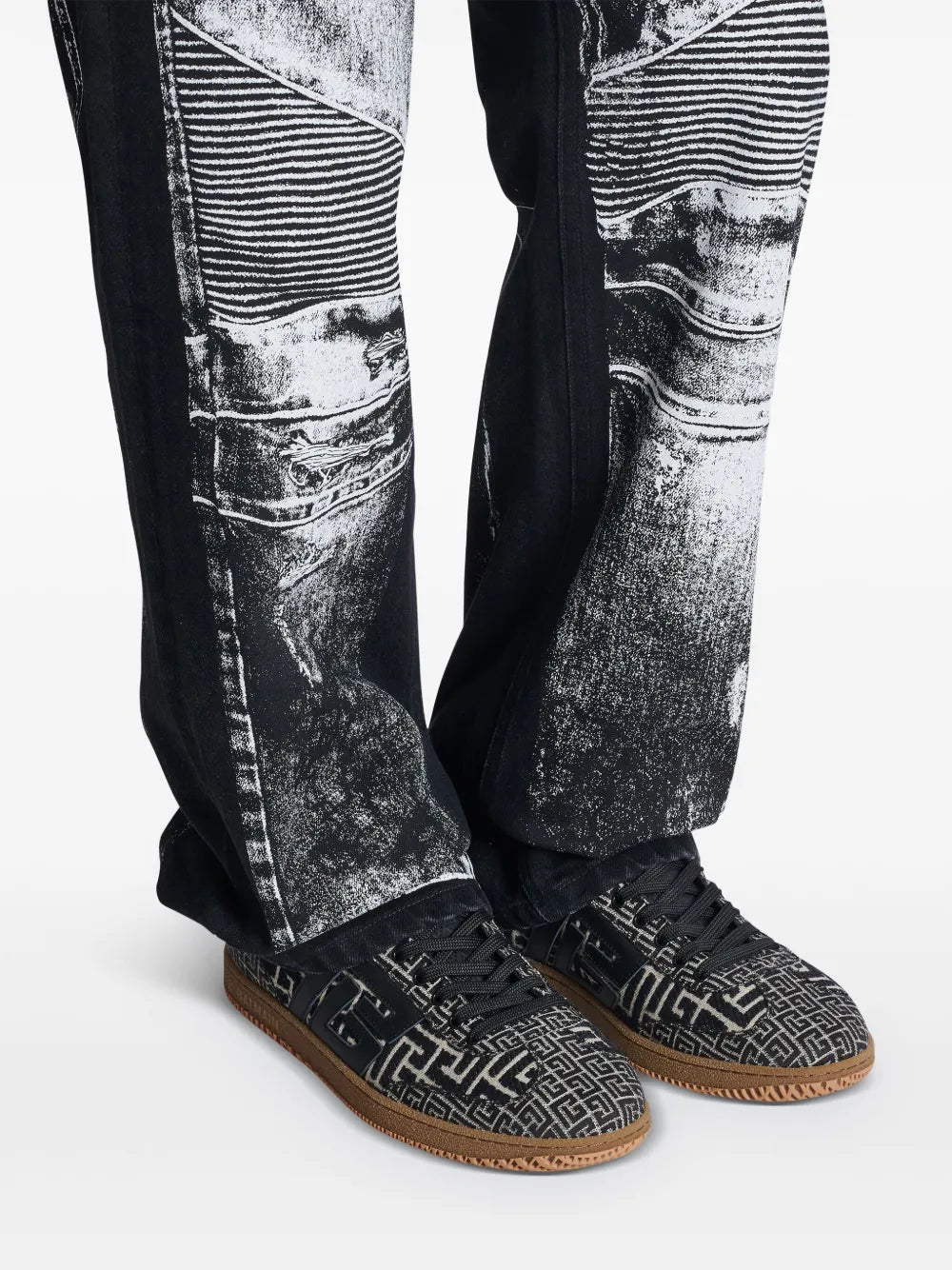 Balmain Swan Sneakers