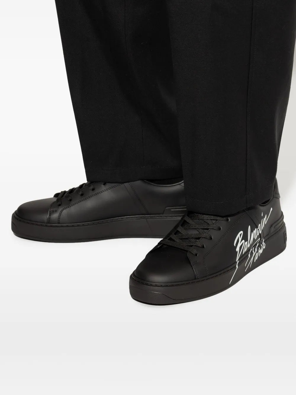 Balmain Leather Sneakers