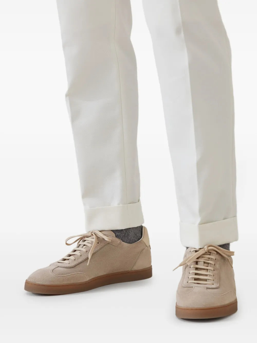 Brunello Cucinelli Suede Low-Top Sneakers