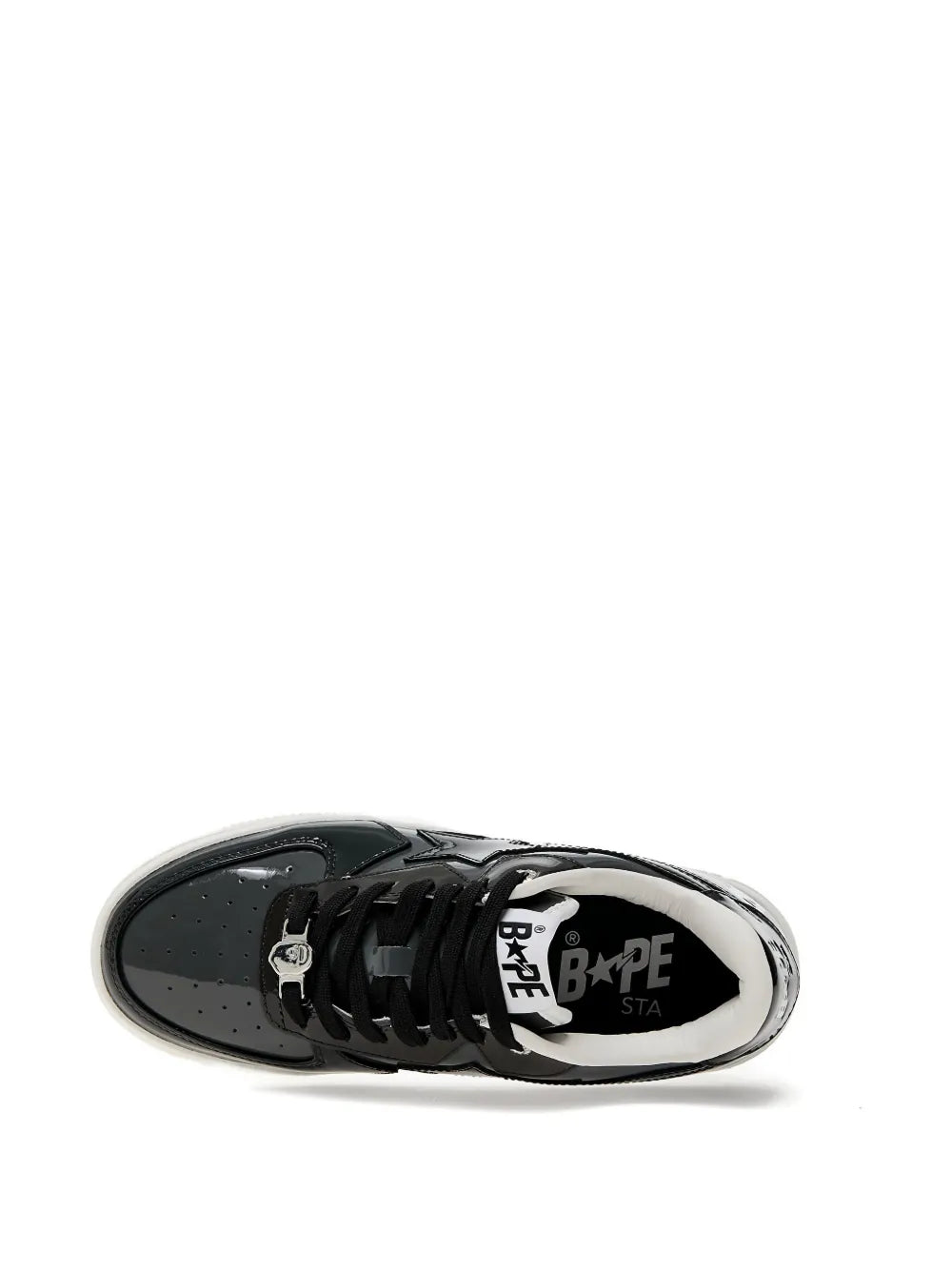A BATHING APE Sta Icon Patent Leather Low-Top