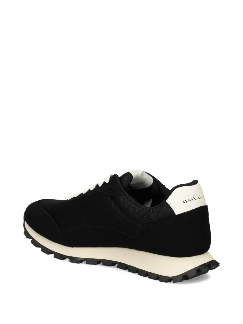 Armani Exchange Logo-Detail Mesh Panel Sneakers