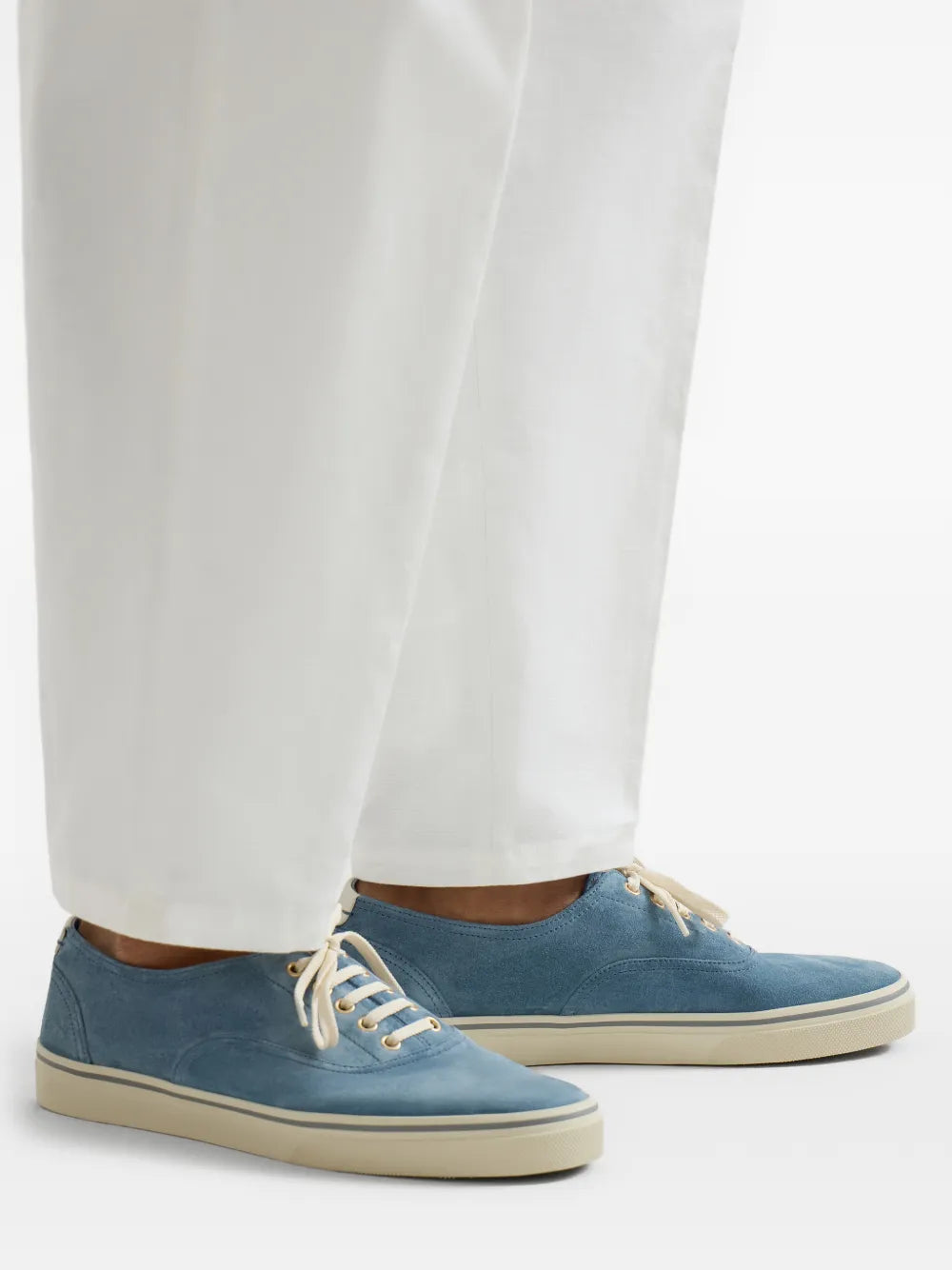 Brunello Cucinelli Reversed Leather Sneakers