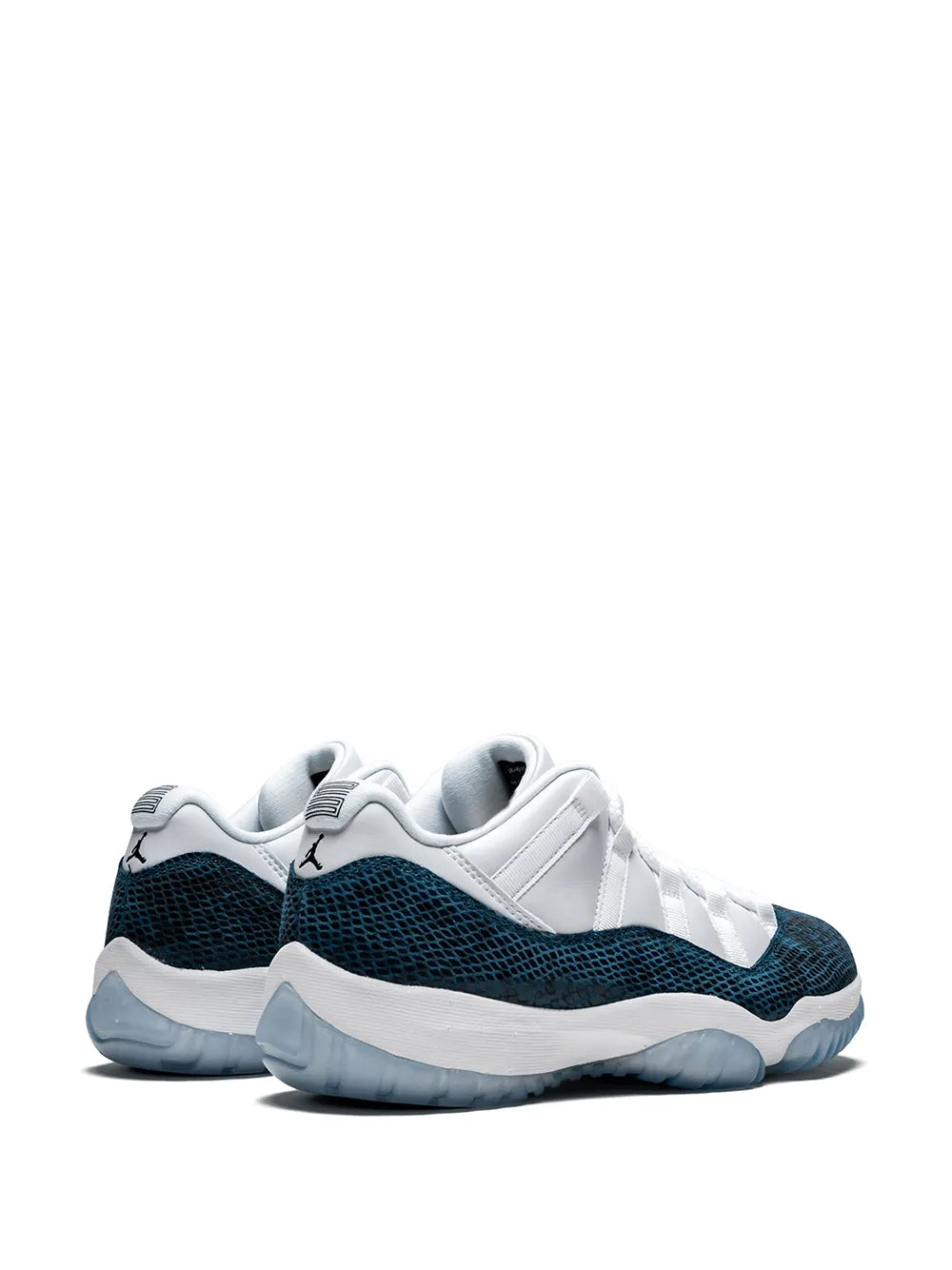 Air Jordan 11 Low Retro Blue Snakeskin Sneakers
