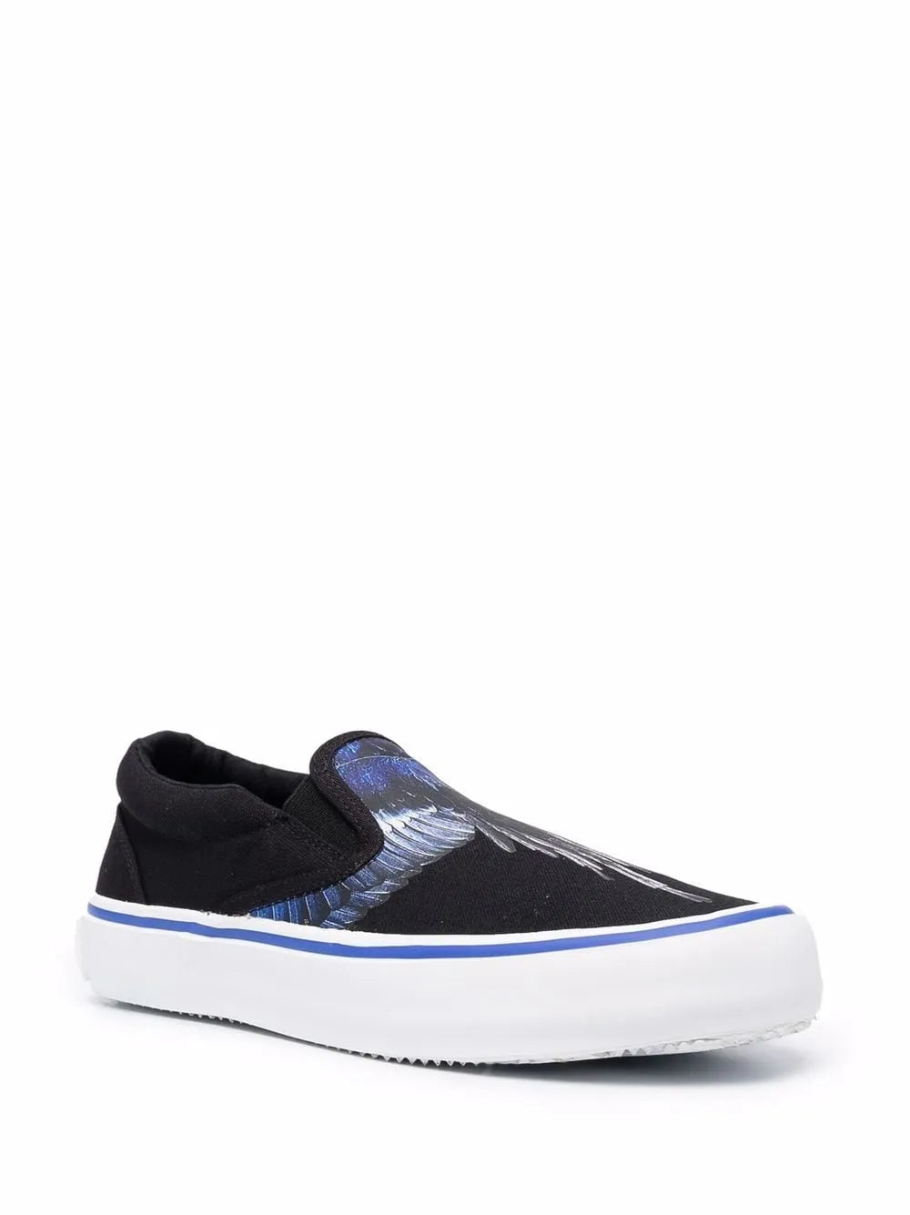 County Of Milan Wings-Print Slip-On Sneakers