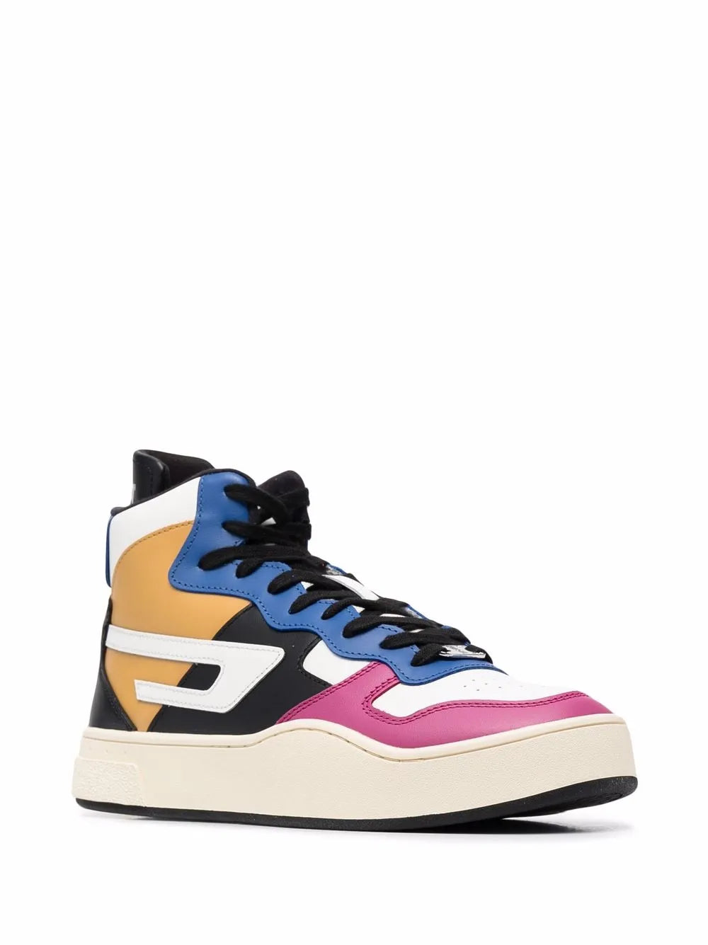 Diesel Leather High-Top Sneakers