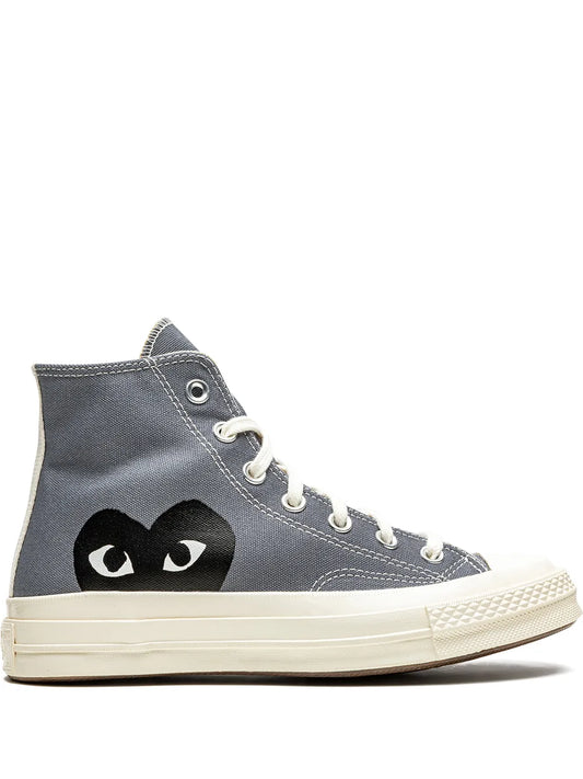 Converse X Comme Des Gar ns Play Chuck 70 Hi Steel Gray Sneakers
