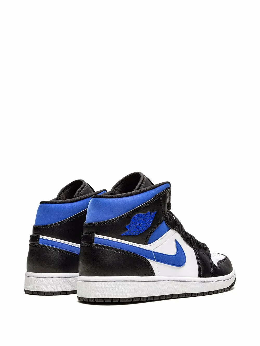 Air Jordan 1 Mid Racer Blue/Black/White Sneakers