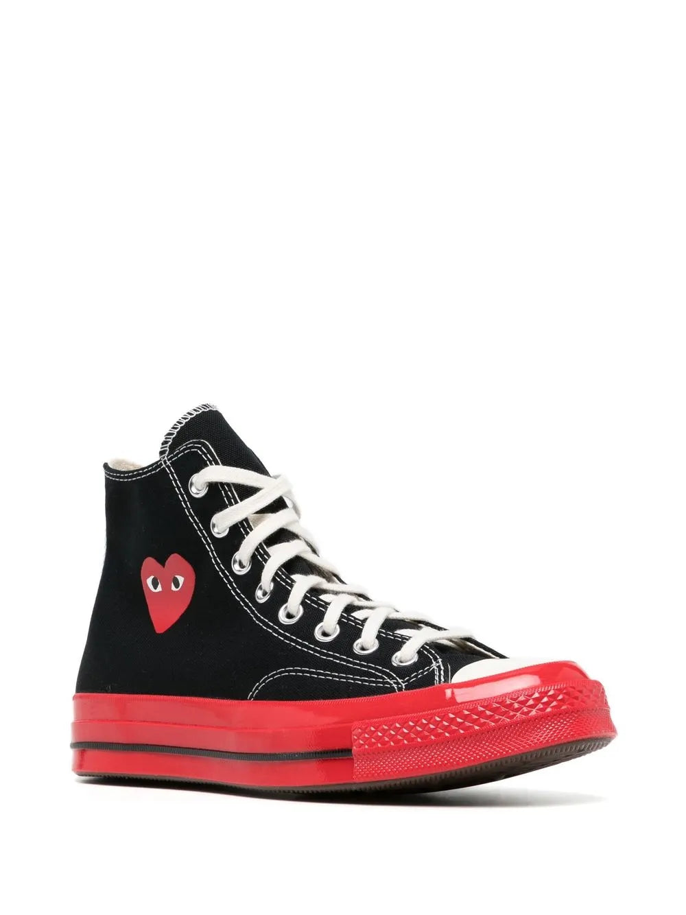 Comme Des Gar ns Play X Converse Chuck 70 High-Top Sneakers