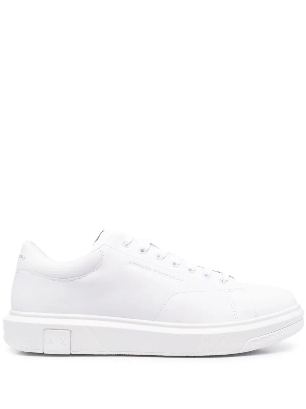 Armani Exchange Leather Low-Top Sneakers