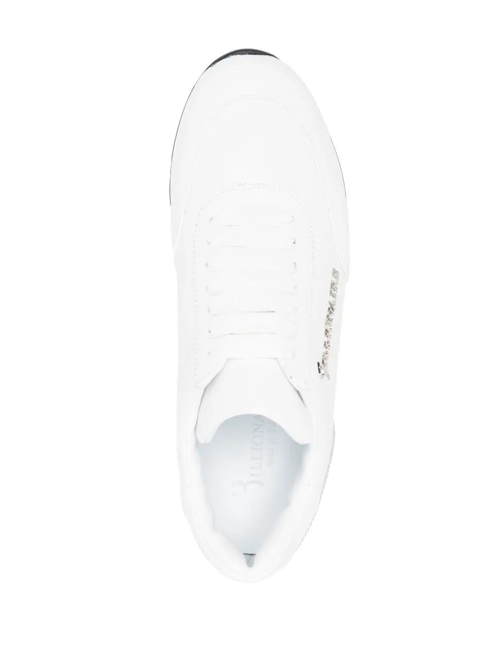 Billionaire Logo-Plaque Leather Sneakers