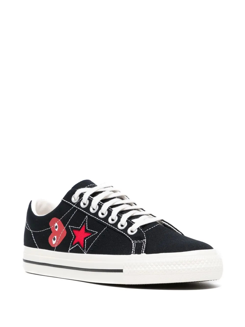 Comme Des Gar ns Play X Converse X Converse One Star Sneakers