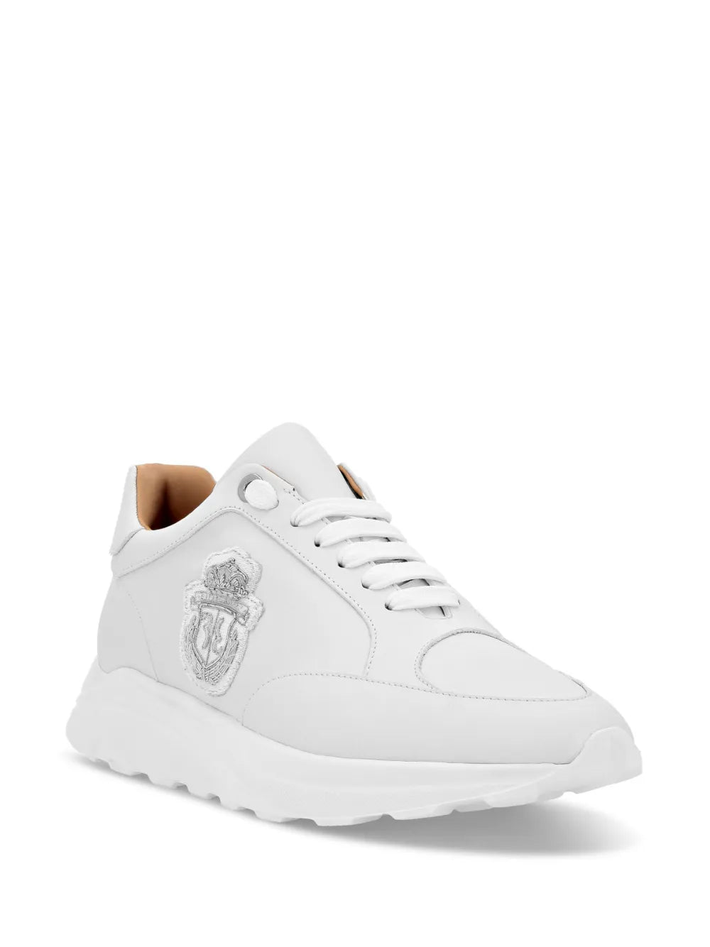 Billionaire Embroidered-Logo Low-Top Sneakers
