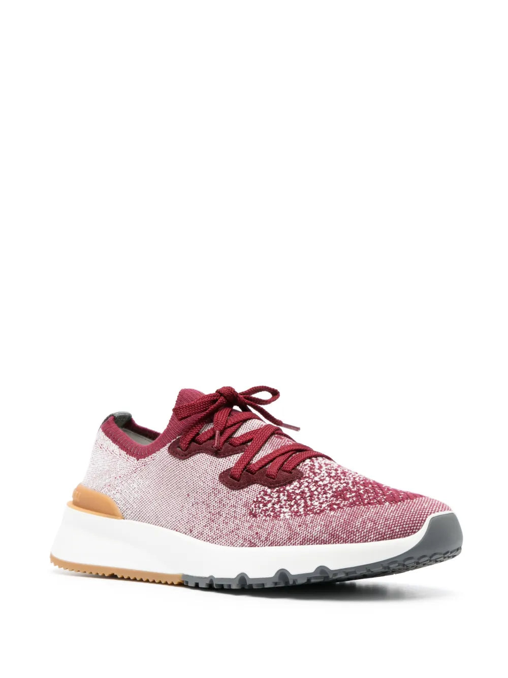 Brunello Cucinelli Knitted Upper Low-Top Sneakers
