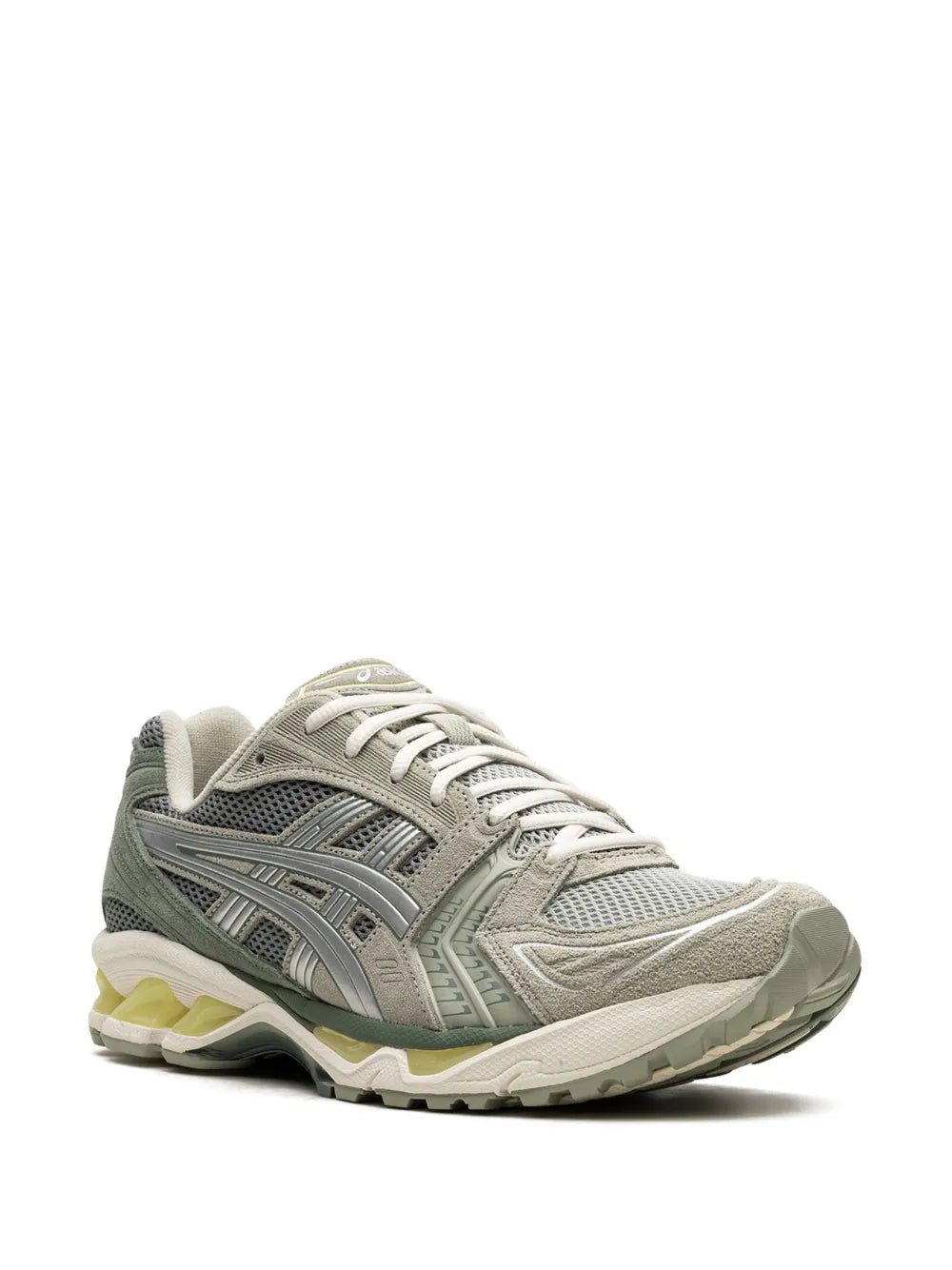 Asics Gel Kayano 14 Olive Grey Pure Silver Sneakers
