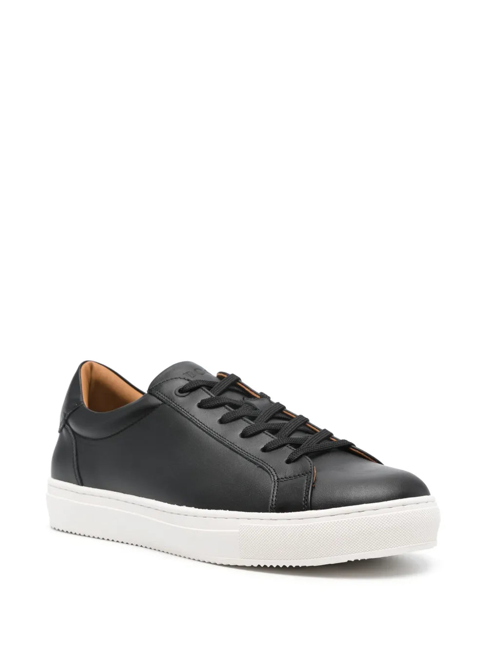 Boggi Milano Panelled Leather Sneakers