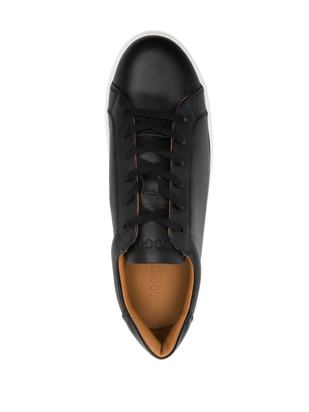 Boggi Milano Panelled Leather Sneakers