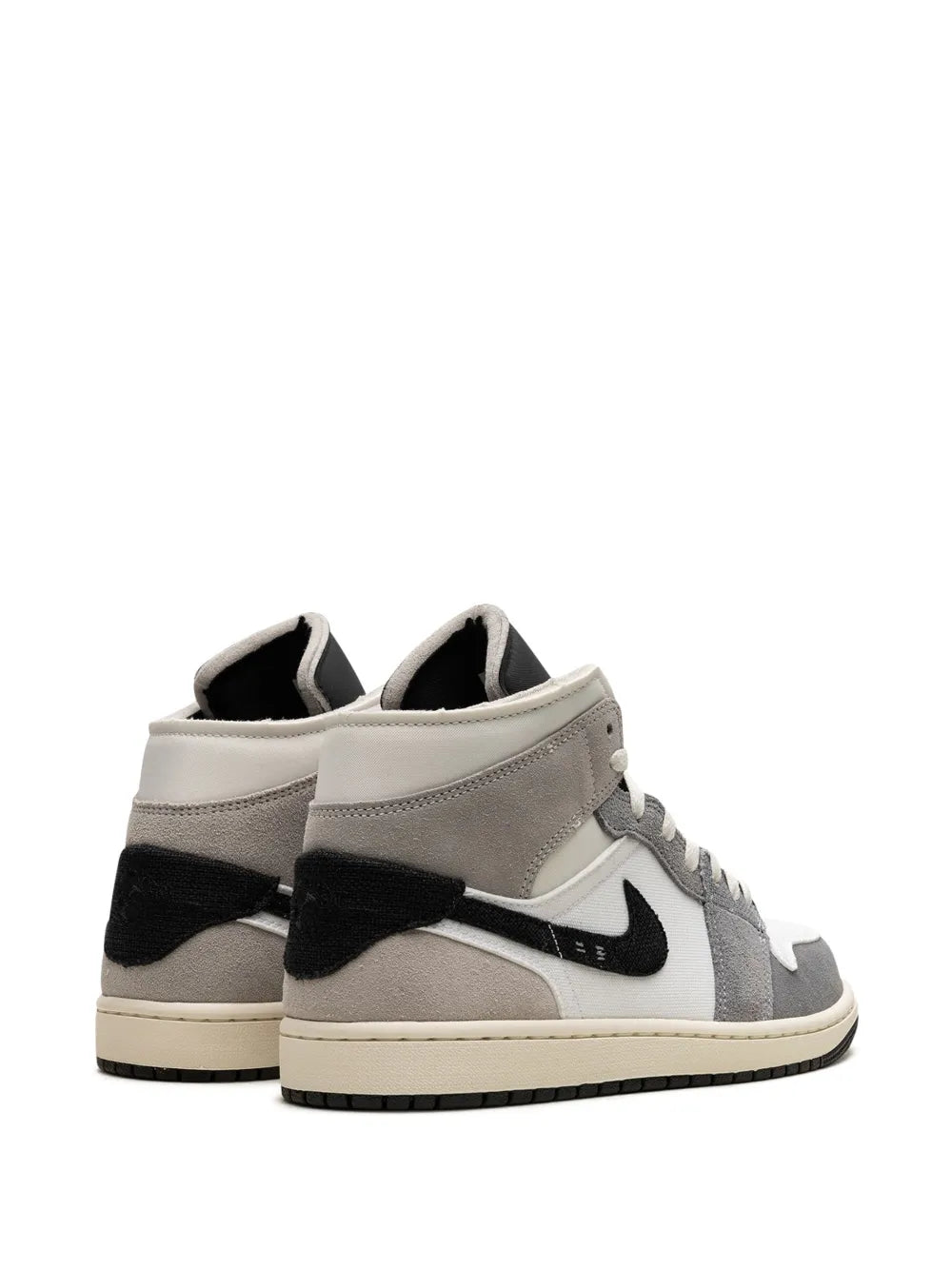 Air Jordan 1 Mid Se Craft Cement Grey Sneakers