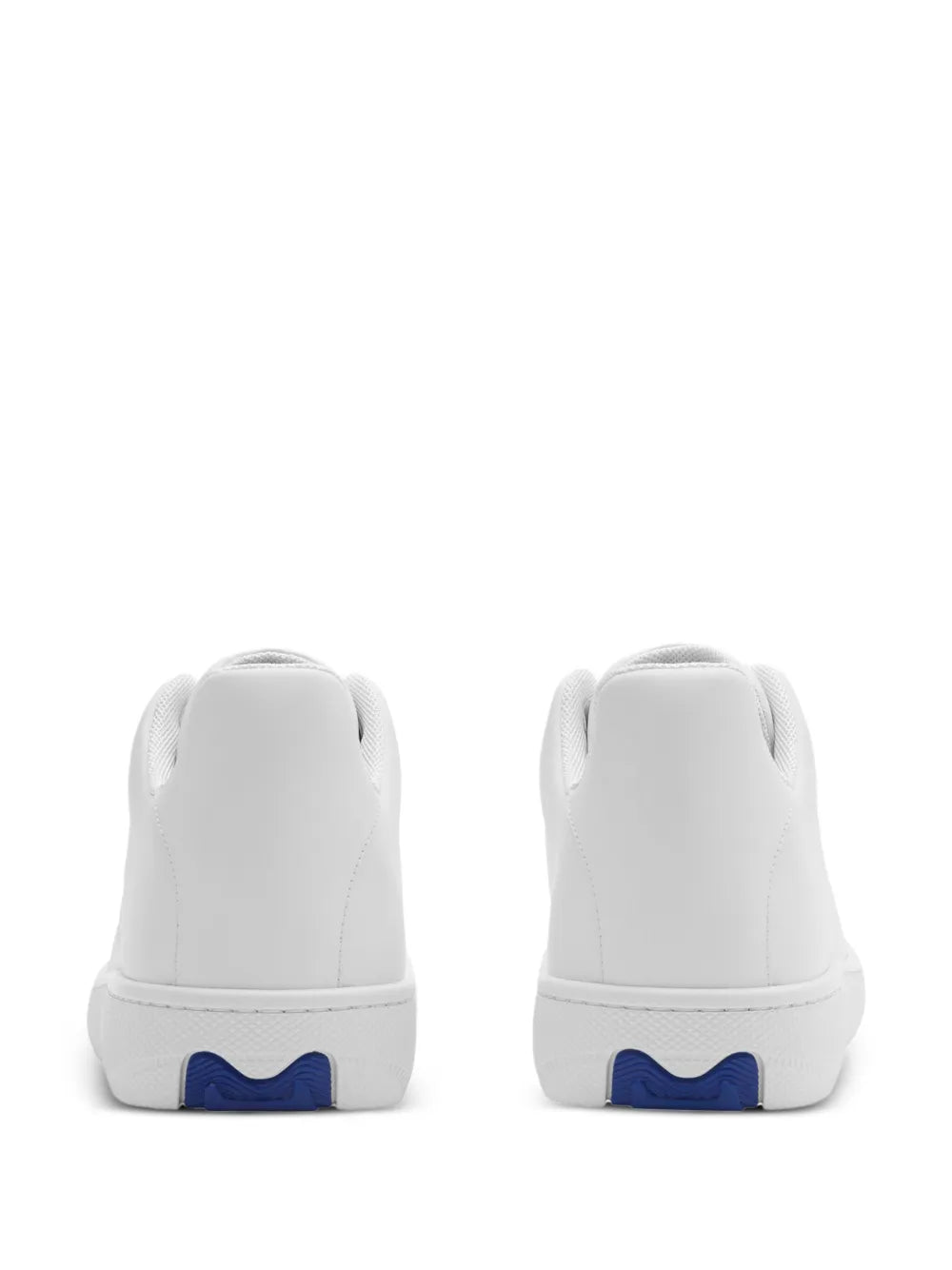 Burberry Box Logo-Debossed Leather Sneakers