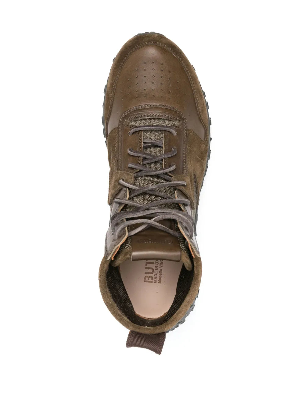 Buttero Vinci X Panelled Suede Sneakers