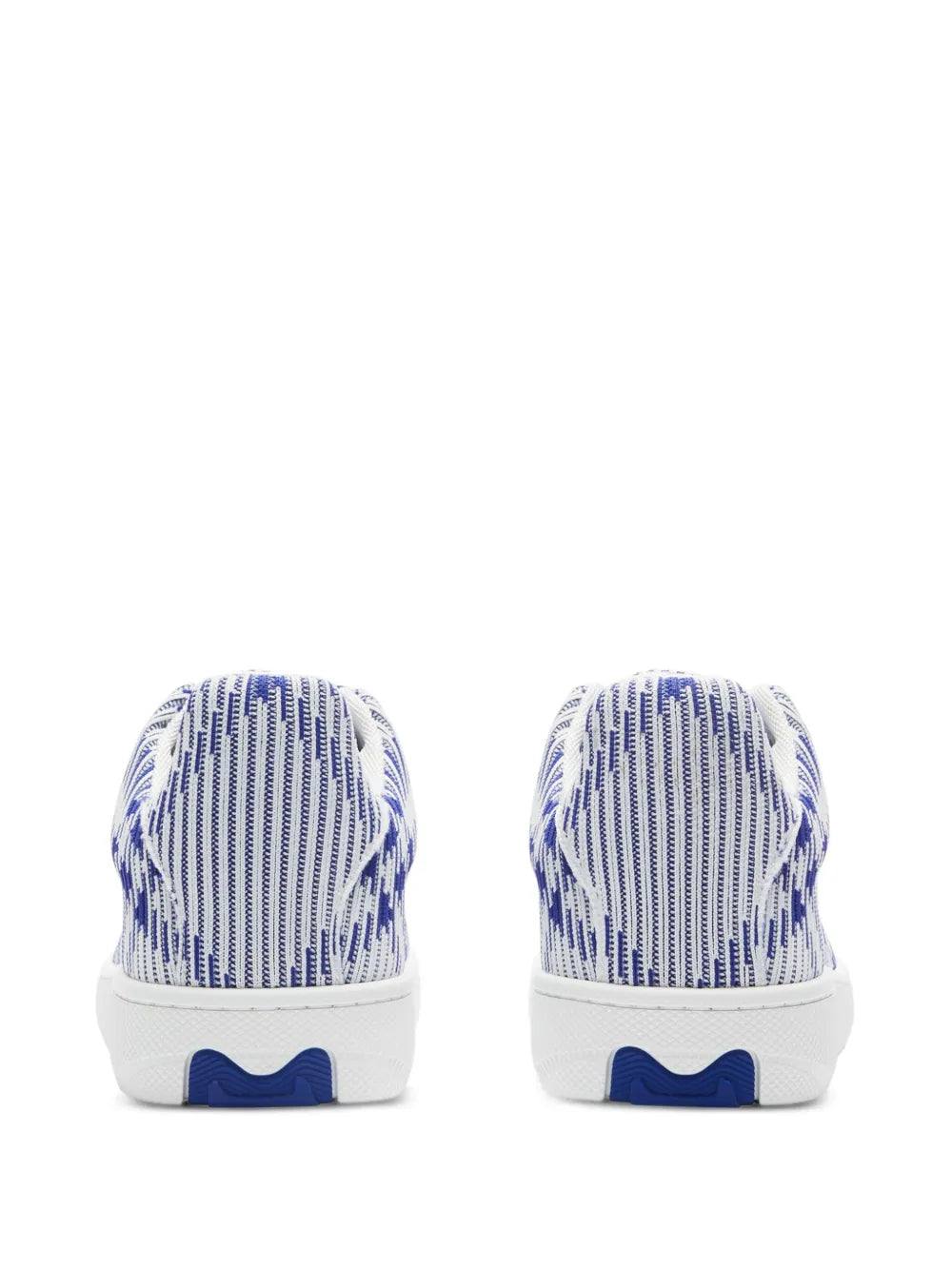 Burberry Box Checked Leather Sneakers
