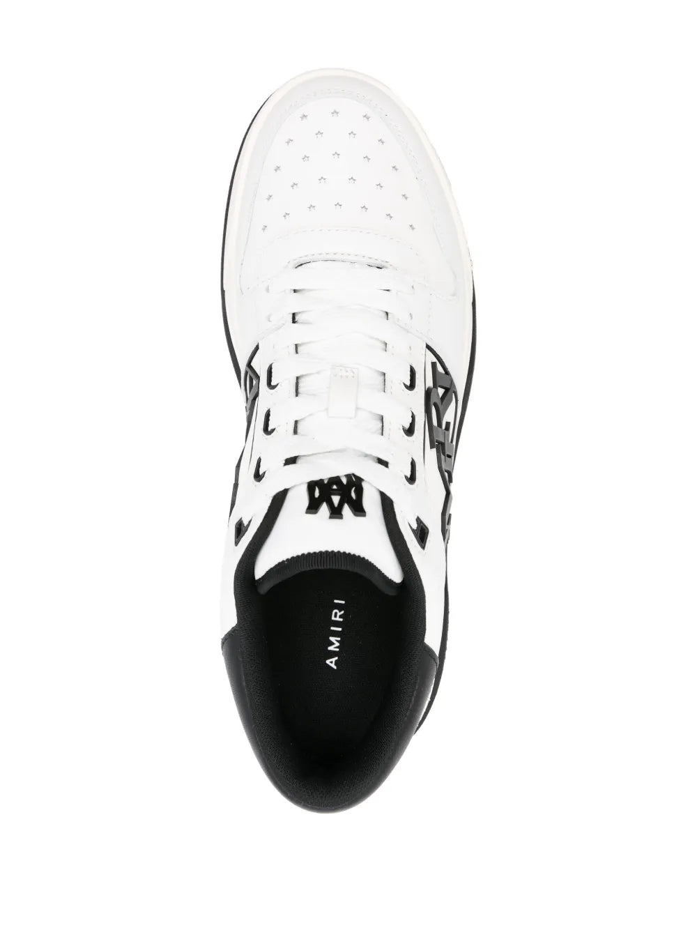 Amiri Logo-Embossed Leather Sneakers