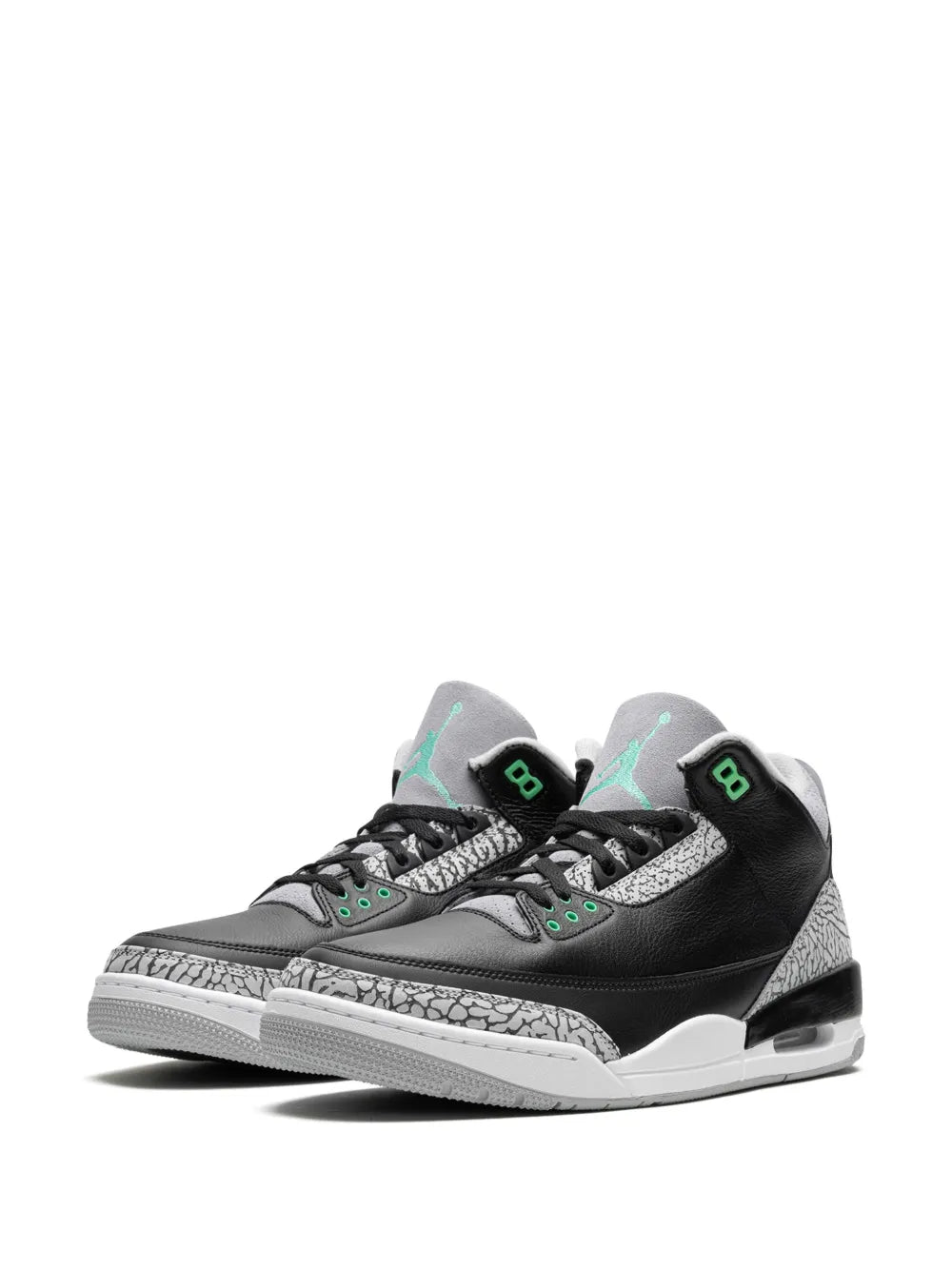 Air Jordan 3 Retro Green Glow Sneakers