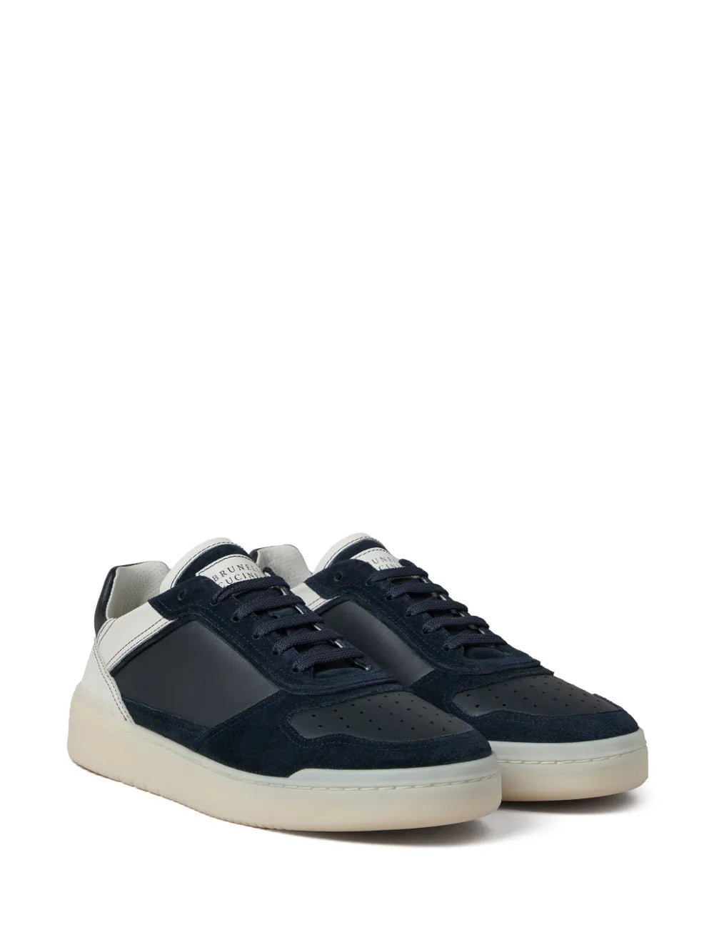 Brunello Cucinelli Panelled Leather Sneakers