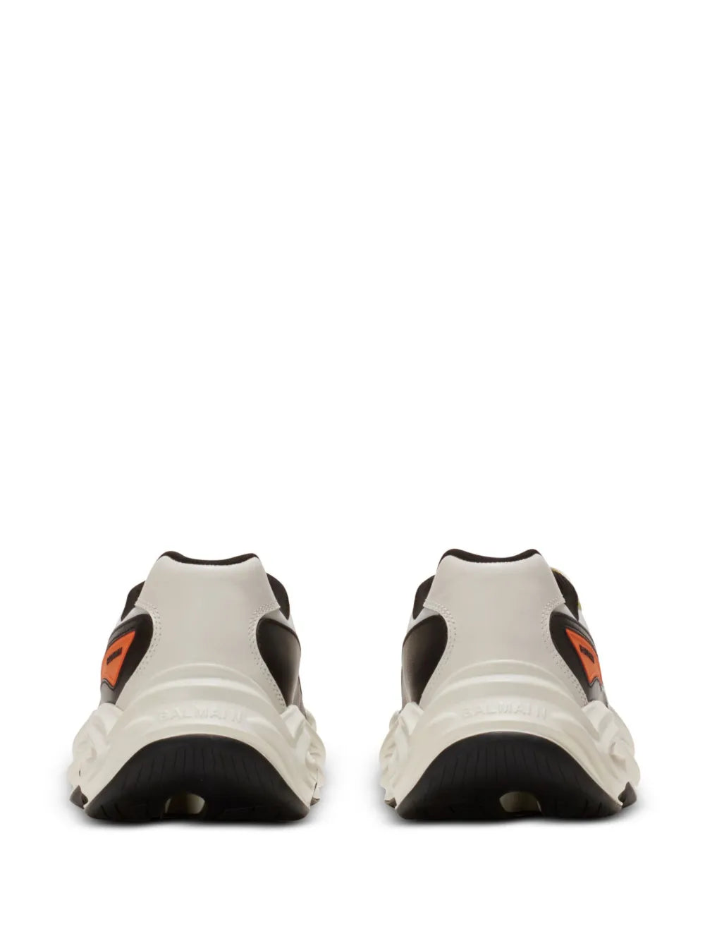 Balmain Run-Row Embossed-Logo Trainers