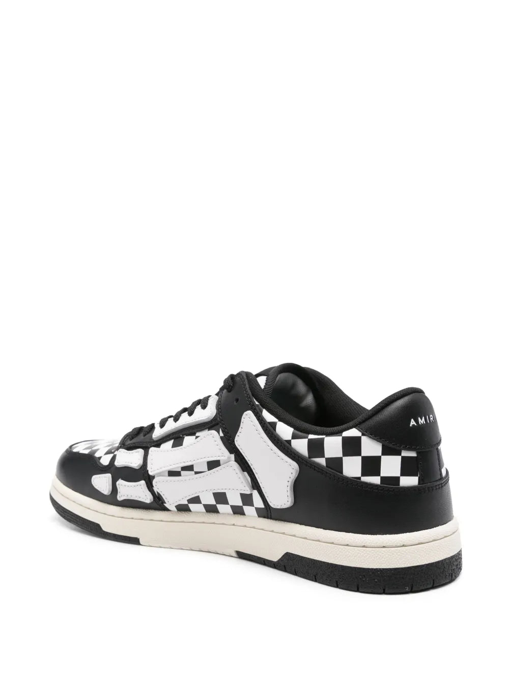 Amiri Skel Top Low Check-Pattern Sneakers