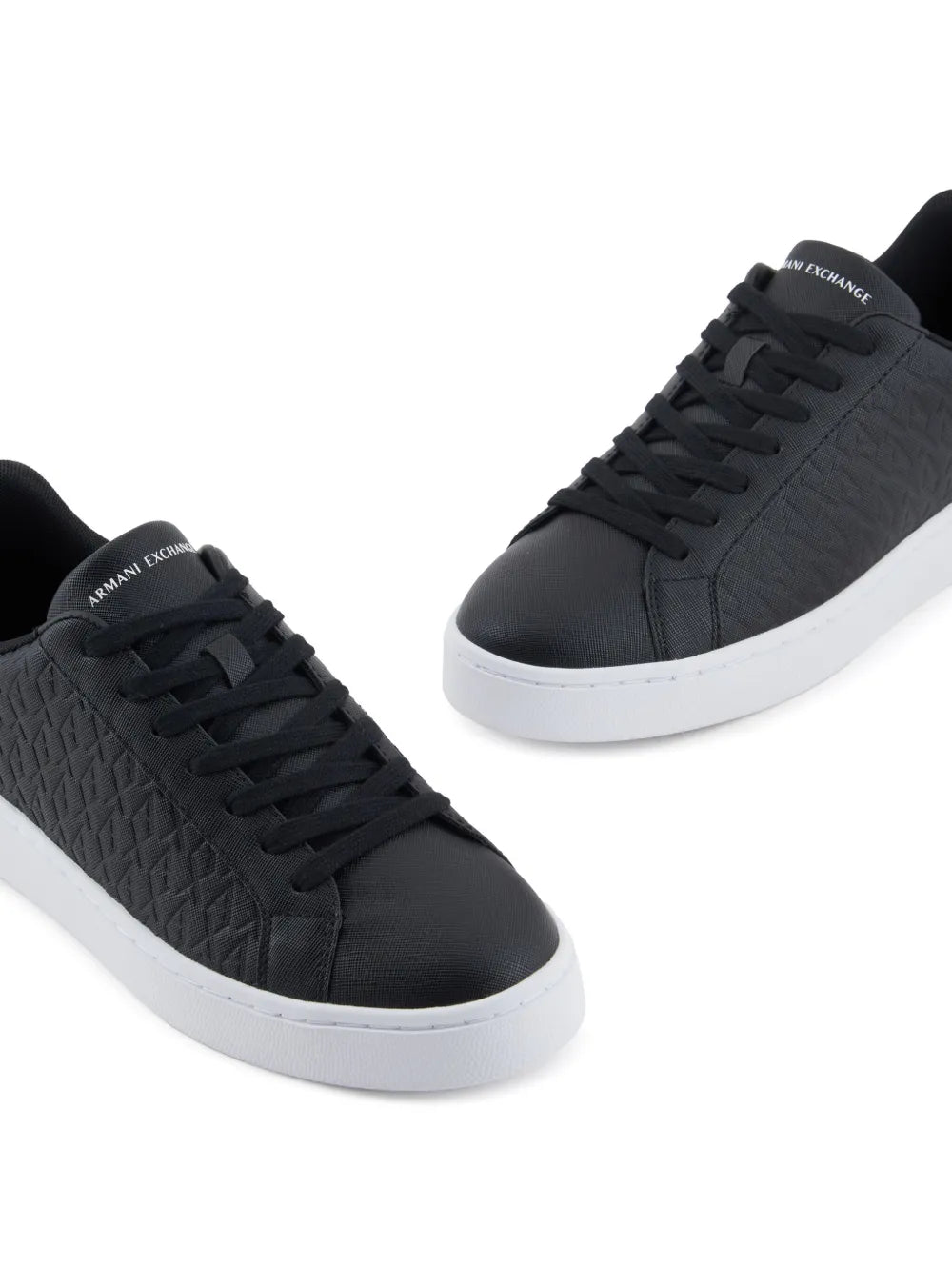 Armani Exchange Monogram-Debossed Sneakers