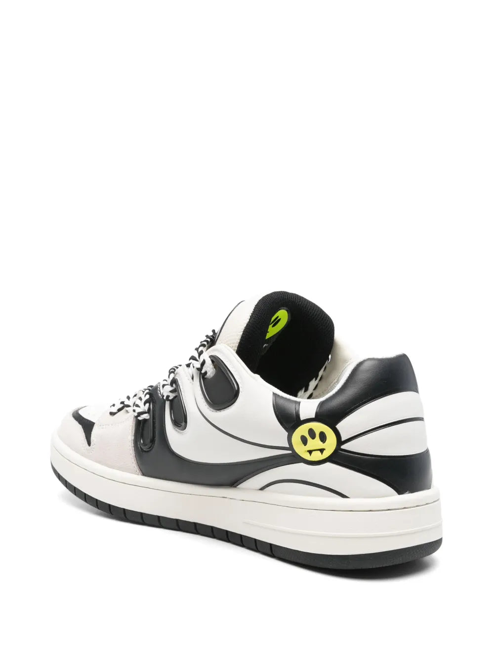 Barrow Ollie Panelled Leather Sneakers