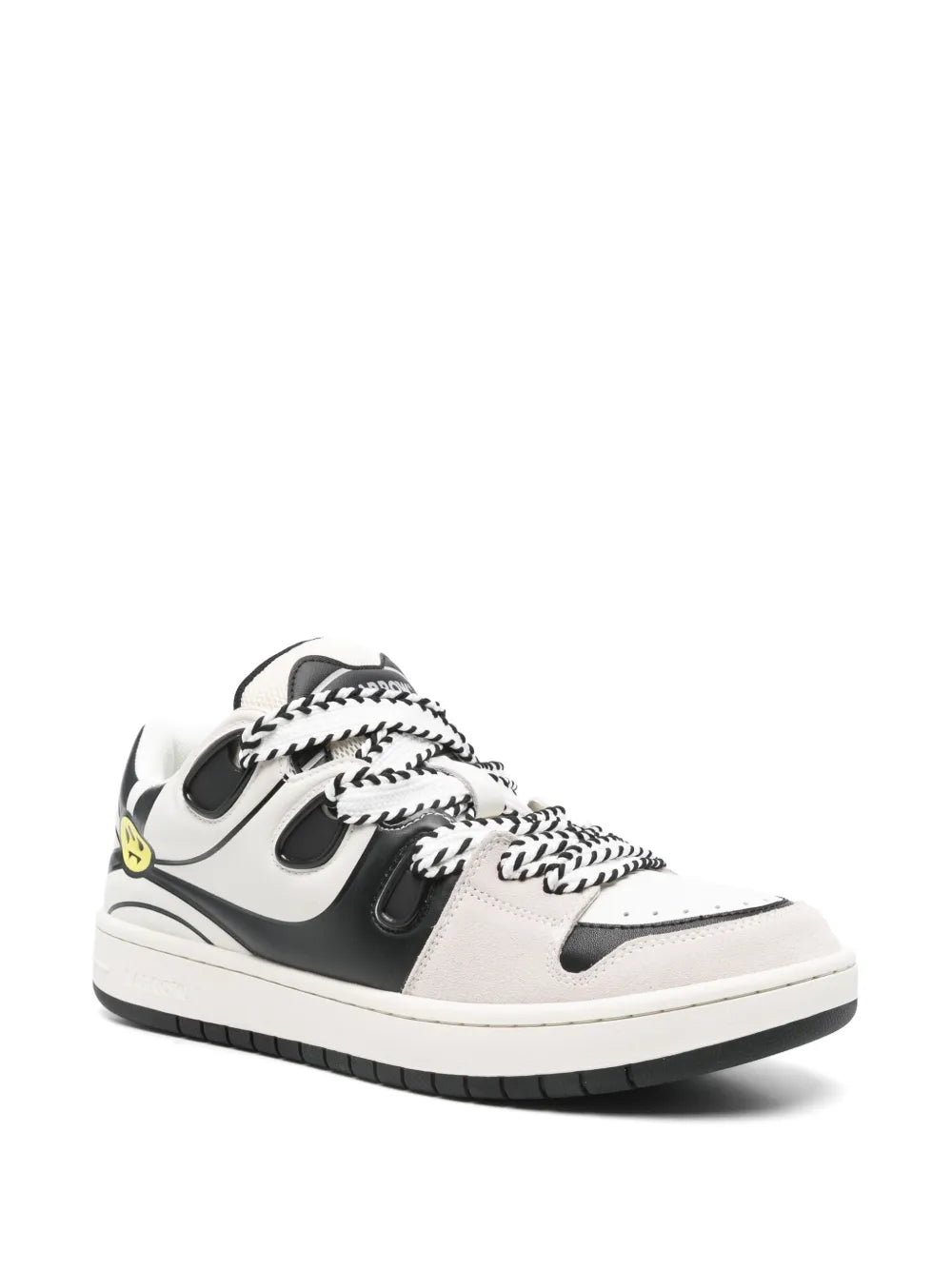 Barrow Ollie Panelled Leather Sneakers