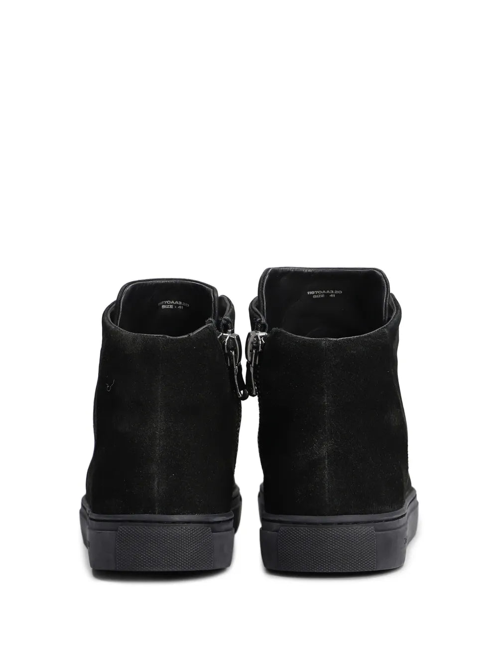 Crime London Minimal Hi-Top Sneakers