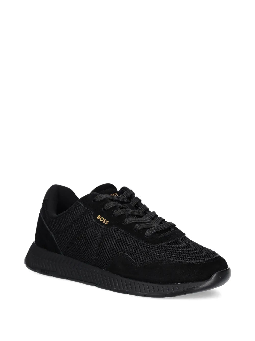Boss Titanium Mesh-Panel Sneakers