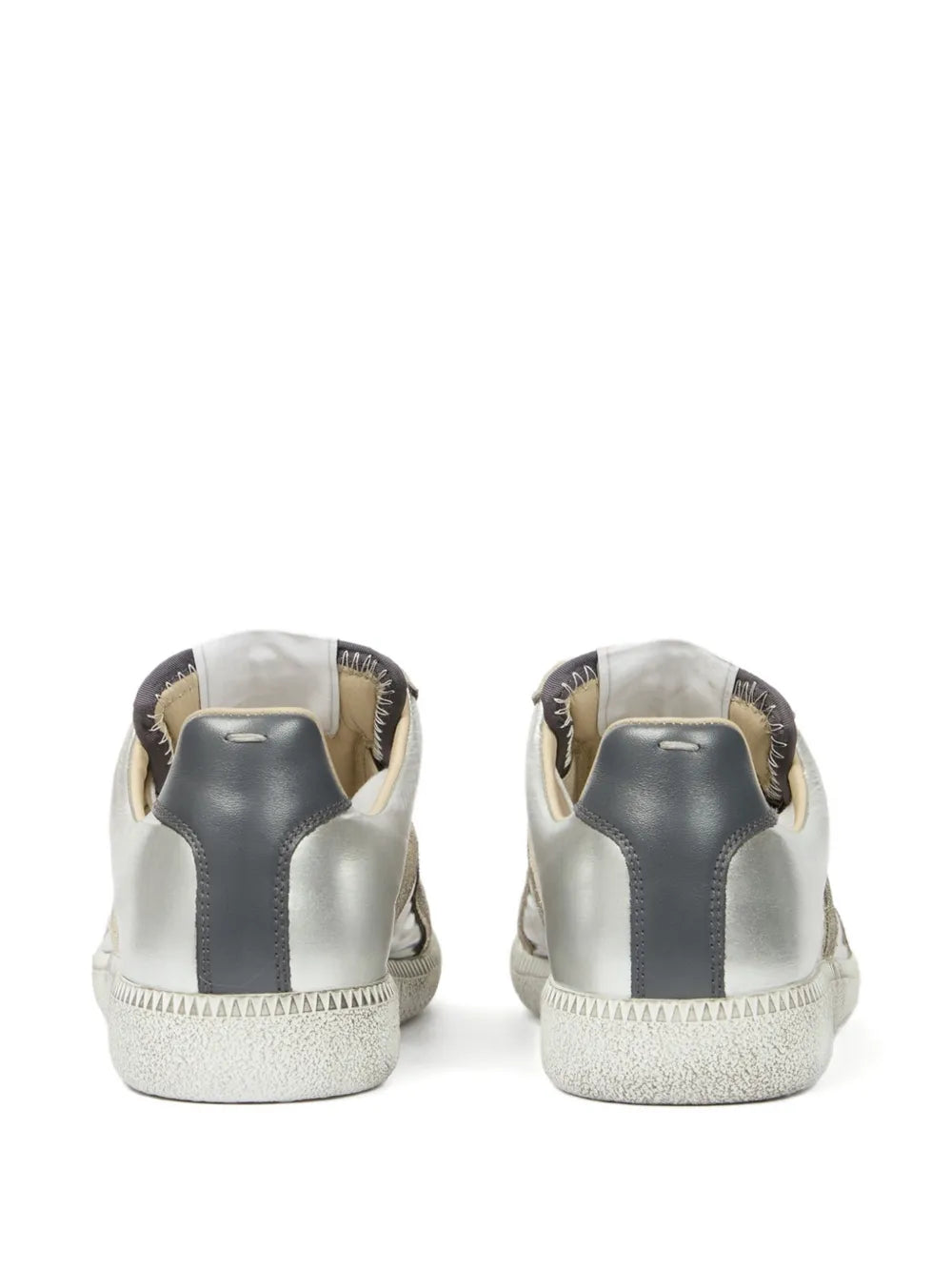 Maison Margiela Metallic Leather Low-Top