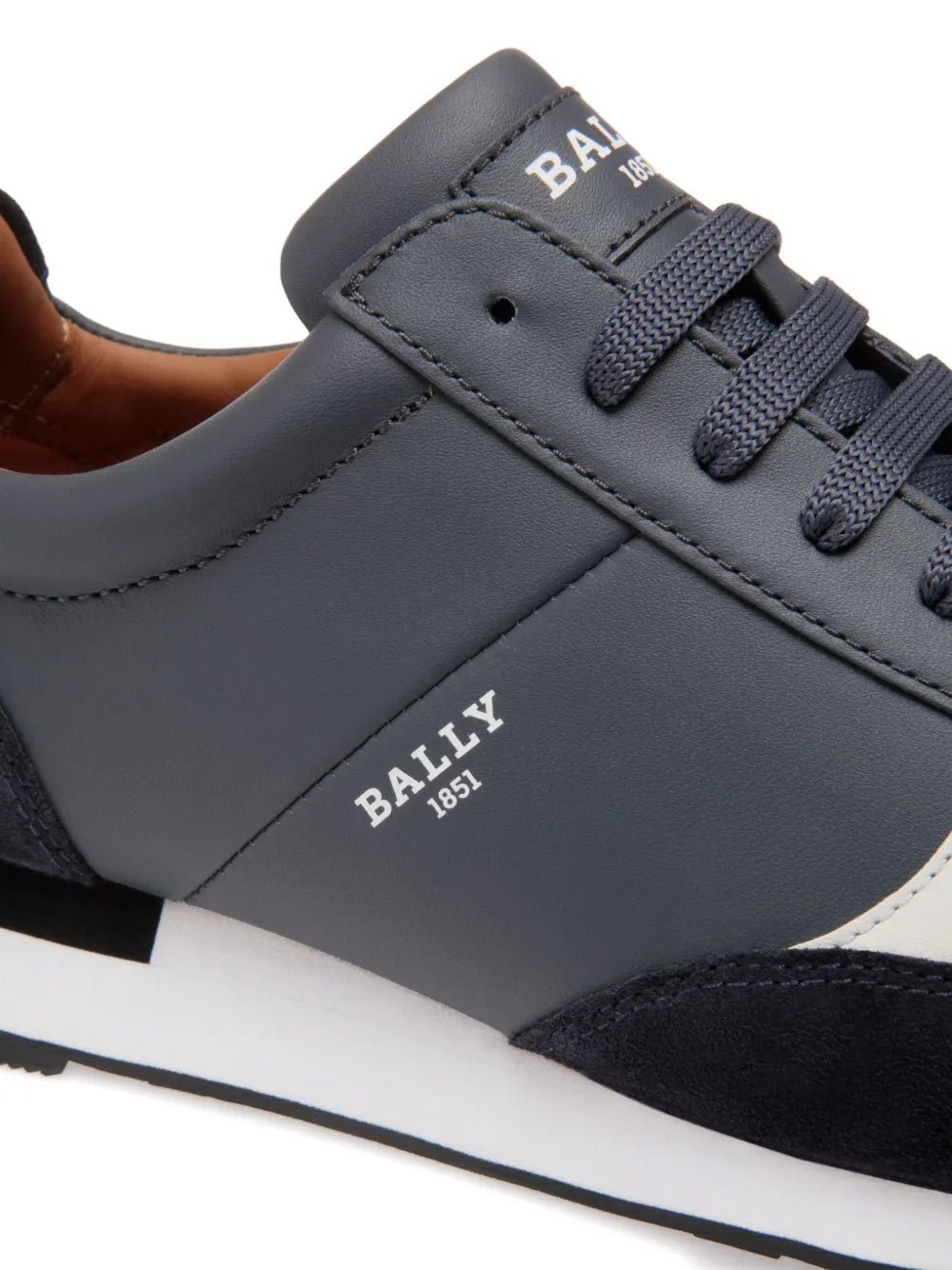 Bally Leather Panelled Low-Tops Sneakers