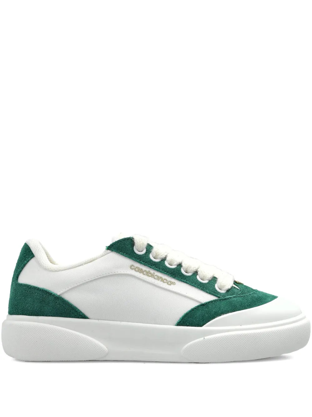 Casablanca Suede Leather Panelled Sneakers