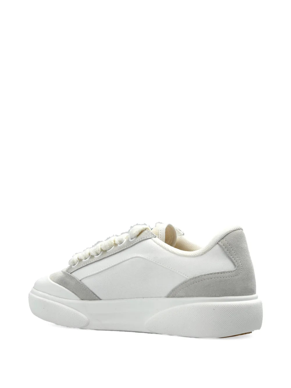 Casablanca Suede-Panel Leather Low-Top Sneakers