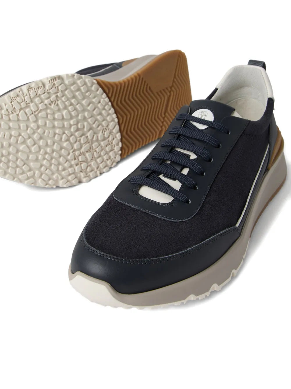 Brunello Cucinelli Lace-Up Suede Sneakers