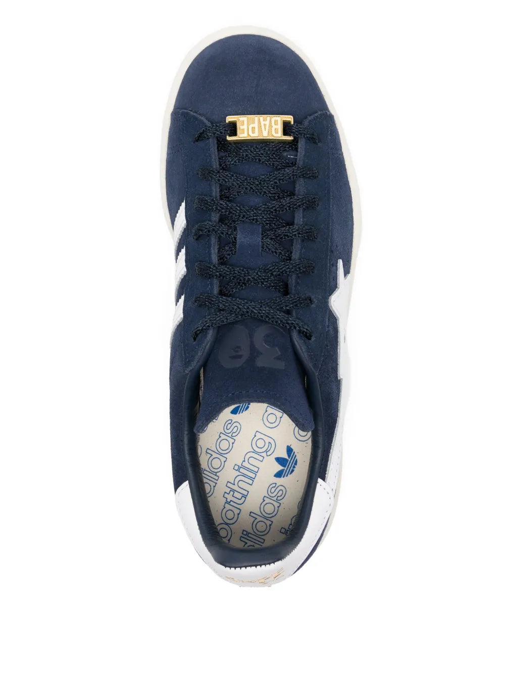 A BATHING APE  Star-Patch Suede Trainers