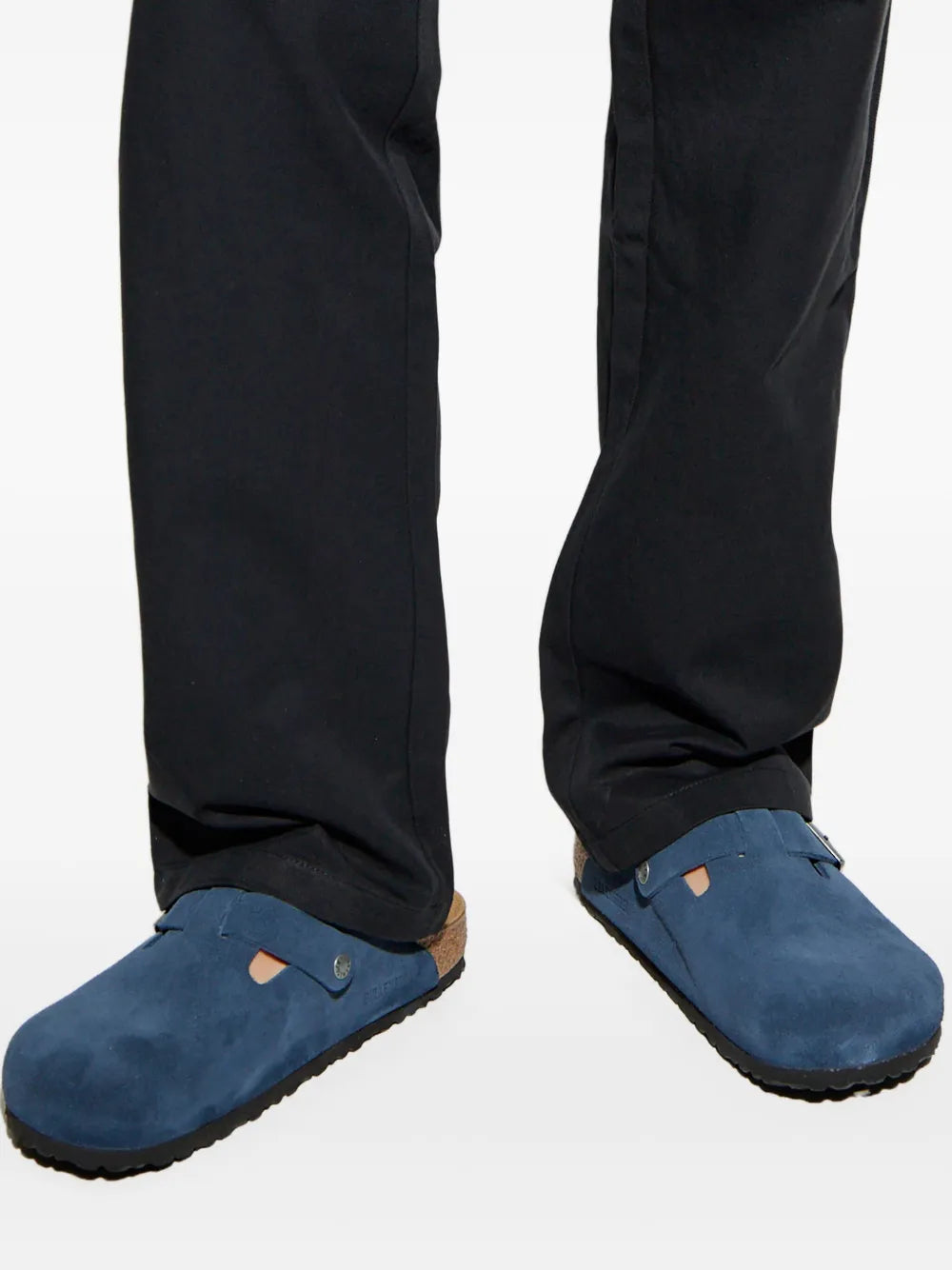 Birkenstock Boston Buckle Suede Slip-Ons