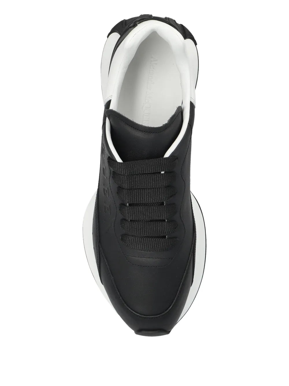 Alexander Mcqueen Leather Logo Trainers