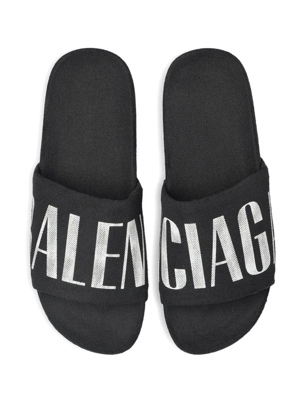 Balenciaga Logo-Print Slides
