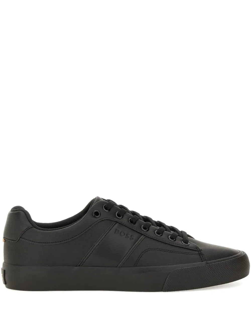 Boss Lace-Up Panelled Sneakers
