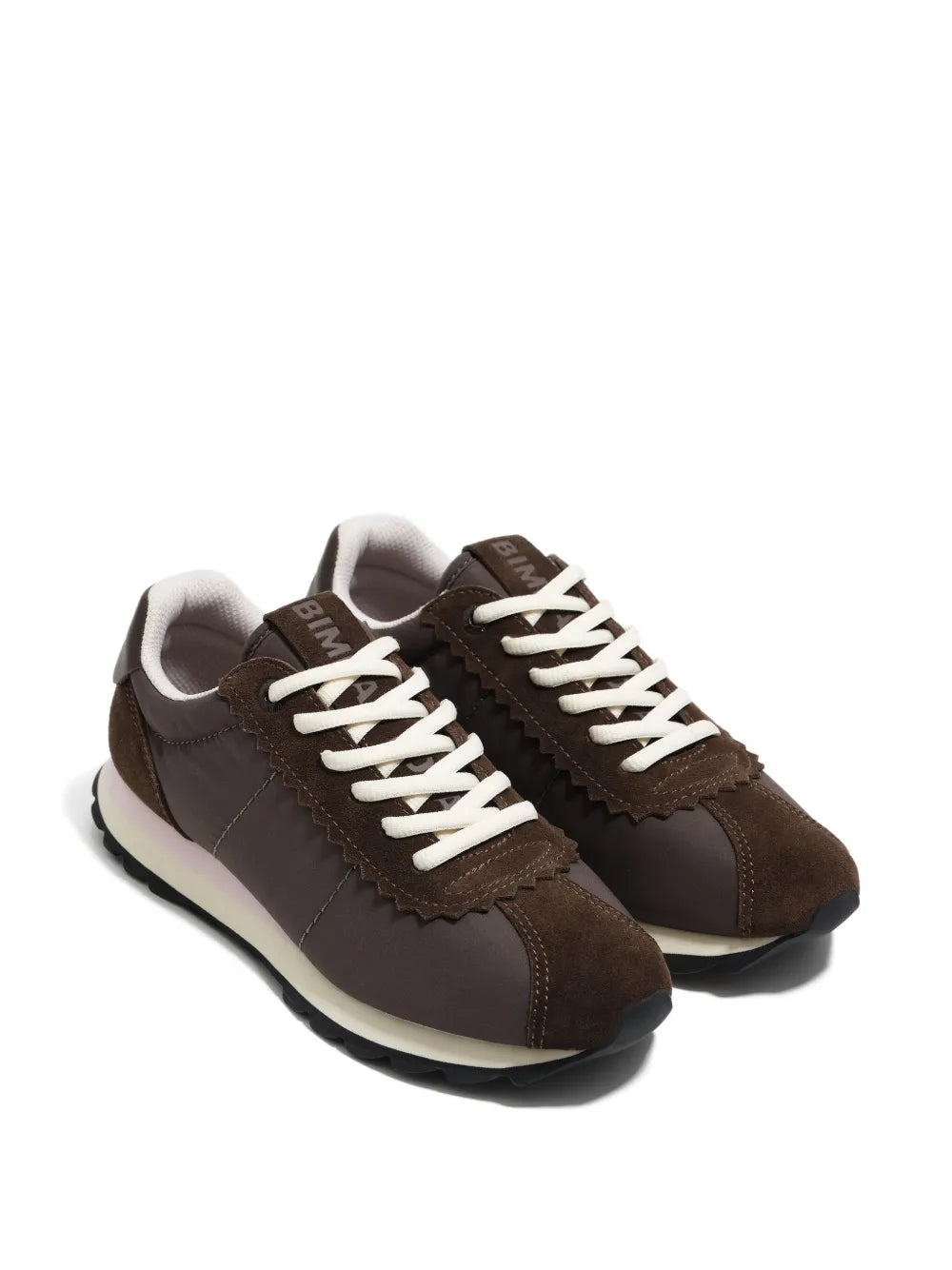 Bimba y Lola Scalloped Suede Trainers