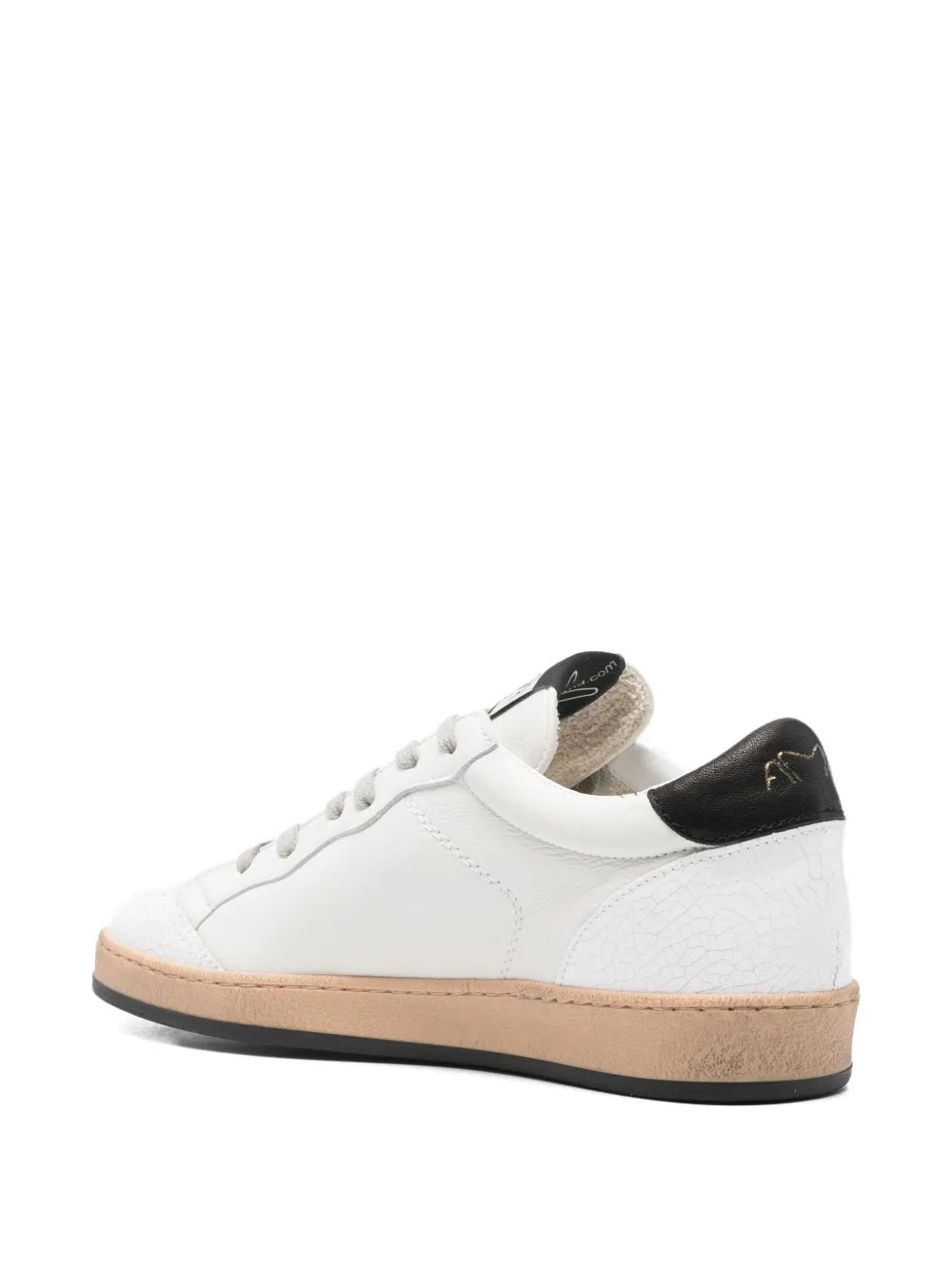 Ama Brand Star-Patch Leather Trainers