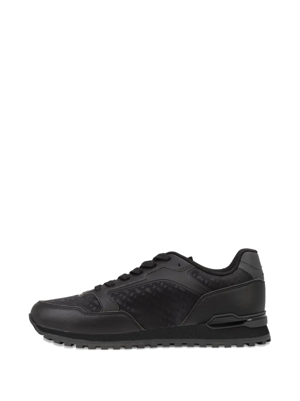 Boss Patterned Lace-Up Sneakers