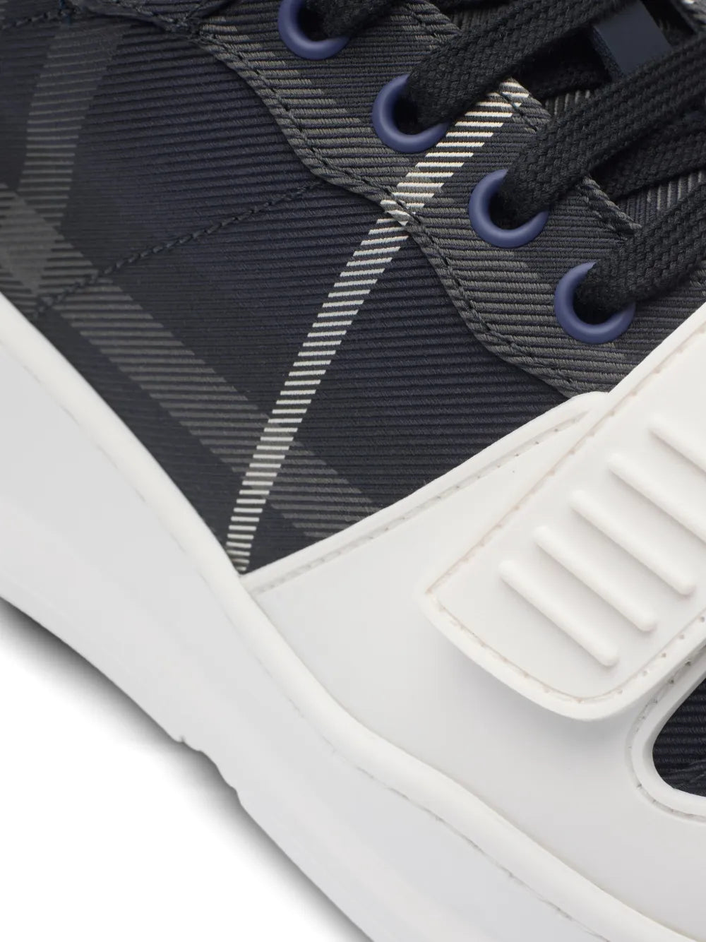 Burberry Checked Low-Top Sneakers